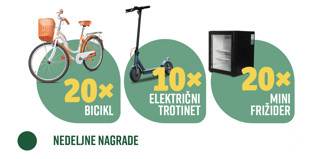 nedeljne nagrade